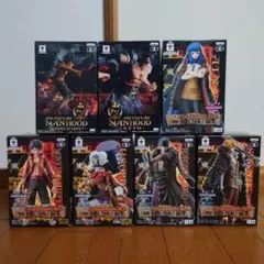 新品 ワンピース フィルムZ 、MANHOOD、グランドラインメン等 7体