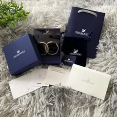 スワロフスキー Swarovski Stone フープピアスパヴェ
