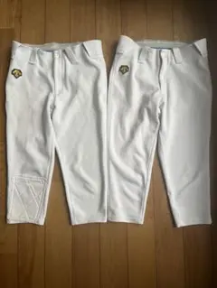 デサント　野球ジュニアパンツ ショートフィット160 ２枚セット
