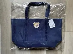 ラブラリーバイフェイラー　ワッペントート　ネイビー オールドテディ　大サイズ