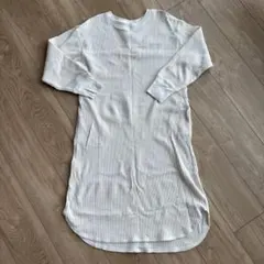 ワッフルクルーネックワンピース　UNIQLO