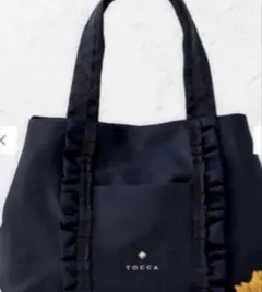 TOCCA トッカ トートバッグ ショルダー ボルドー 2way フリル 軽量 