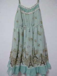 axes femme エッフェル塔ワンピース