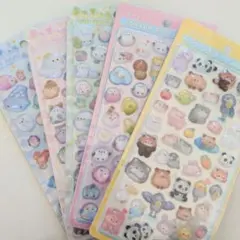 ボンボンドロップシール 　うるちゅる　 5枚セット