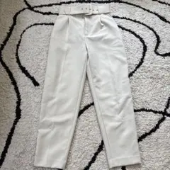 zara ベルト付き　ハイウエストパンツ