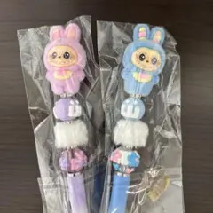 ラブブウサギキャラクターボールペンとターチペン2way 2本セット