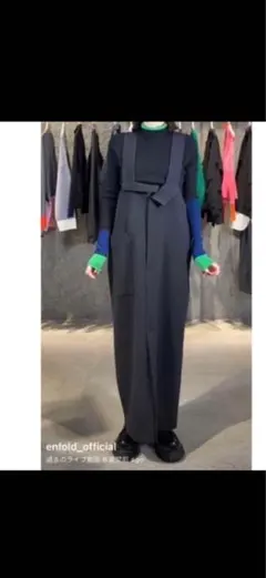 ENFOLD STRAIGHT JUMPER-SKIRT 36 ワンピース