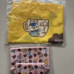 ミスド 福袋 ポケモン エコバッグ ポッチャマ イエロー＆ポーチ