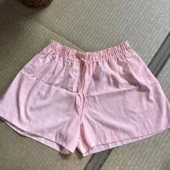 ユニクロ　ピンク ショートパンツ ゴムウエスト