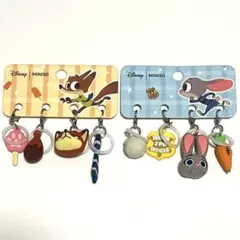 MINISO ズートピア　ジュディ　ニック　めじるしアクセサリー