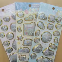 【正規品】すみっコぐらし キラッとぷくぷくエアーシール 3種類セット