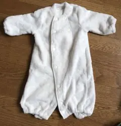 ホワイトロンパース 50-70cm