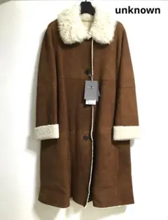 unknown アンノウン ムートン コート 未使用