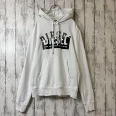 美品　24AW DIESEL ディーゼル　パーカー　ホワイト　フーディー　M