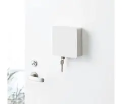 山崎実業　tower マグネットキーフック2段 白　タワー