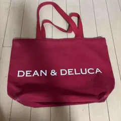 DEAN & DELUCA キャンバス トートバッグ レッドのサムネイル