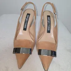 セルジオロッシ 38　sr1 スリングバック ミュール