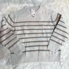 新品タグ付き　ユニクロ　スフレヤーンセーター　長袖　150㎝