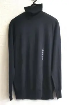 ユニクロ タートルネック ニットセーター　Navy　大きいサイズ