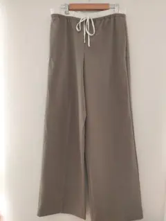 ZARA ダブルウエスト ワイドパンツ