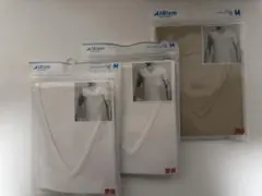 新品未使用　ユニクロ　エアリズム 半袖シャツ Mサイズ 3枚セット