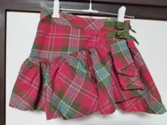 美品　ラルフローレン　巻きスカート　チェック