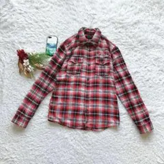インジアティック 長袖シャツ L チェック ネルシャツ 刺繍 メンズ カジュアルのサムネイル