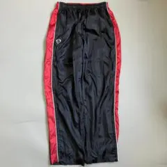 00s Nike ブラック サイドライン ナイロンパンツ トラックパンツ 90s