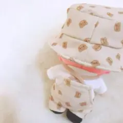 チルぬい すのチル くま柄 バケハ Tシャツ サロペット 3点セット