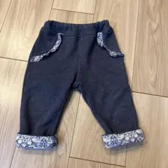 【美品】センスオブワンダー リバティ フリル　フル丈パンツ　サイズ80