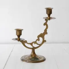 ヴィンテージ真鍮製燭台 キャンドルホルダー