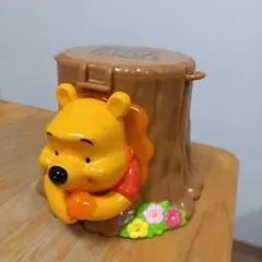 ディズニー　ポップコーンバケツ　　 くまのプーさん　切り株　ひもなし