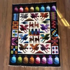 ペルー製ラグ 約107x145cm