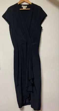 【古着】Christian Dior 膝丈ワンピース ミッドレングス ネイビー 古着】Christian Dior 膝丈ワンピース ミッドレングス ネイビー - メルカリ