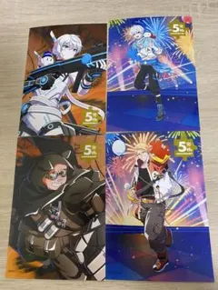 ドズル社 5周年記念 ランダムブロマイド 4枚セット（L判サイズ）