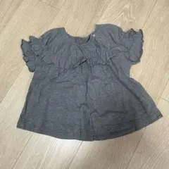 FITH フリル付きグレーTシャツ 100cm