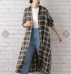 LEPSIM チェックシャツワンピース　新品未使用タグ付き