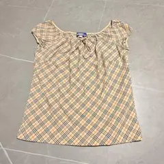BURBERRY BLUE LABEL キャミソール チェック柄 38 - メルカリ
