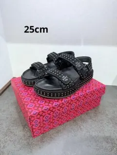 TORY BURCH スタッズ サンダル ブラック 25cmのサムネイル