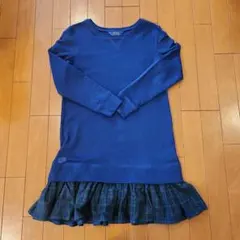 Polo Ralph Lauren ネイビー 長袖ワンピース L