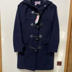 レピピ　ネイビー ダッフルコート Mサイズ150センチぐらい　used