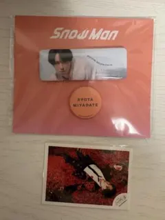 宮舘涼太　缶バッチセット&ミニフォトステッカー