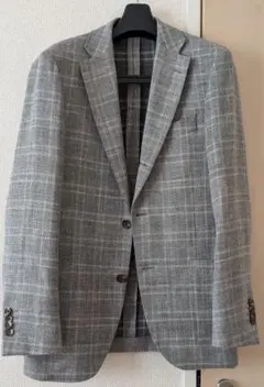 Only　グレー チェック柄 ビジネスジャケット