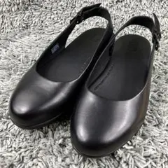 未使用級 fitflop レザー パンプス サンダル ミュール 24cm