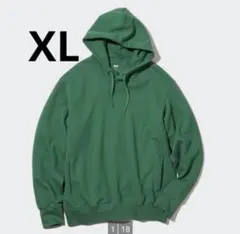 UNIQLO スウェットプルパーカー　グリーン　XL