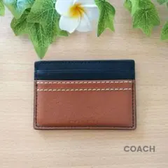 COACH 本革パスケース/カードケース スリーブ型 廃番品 希少