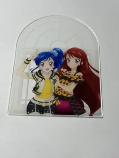 アイカツ　アクリルアーチフォト　霧矢あおい　紫吹蘭