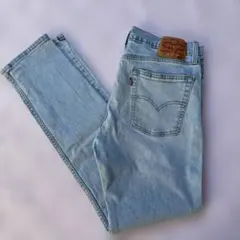 Levi's 510ストレッチスリムスキニーライトブルー デニムW32L32