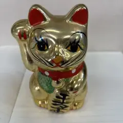 ゴールド 招き猫 貯金箱 置物のサムネイル