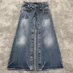 00s Y2K archive ローライズ　バギーパンツ　デニム　平成ギャル